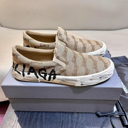 Balenciaga 2025 Runway Leather Sneakers
