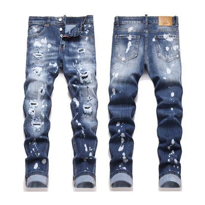 SOLO-DSQ2 25ss Ripped Jeans