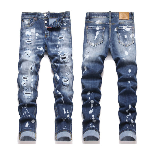 SOLO-DSQ2 25ss Ripped Jeans