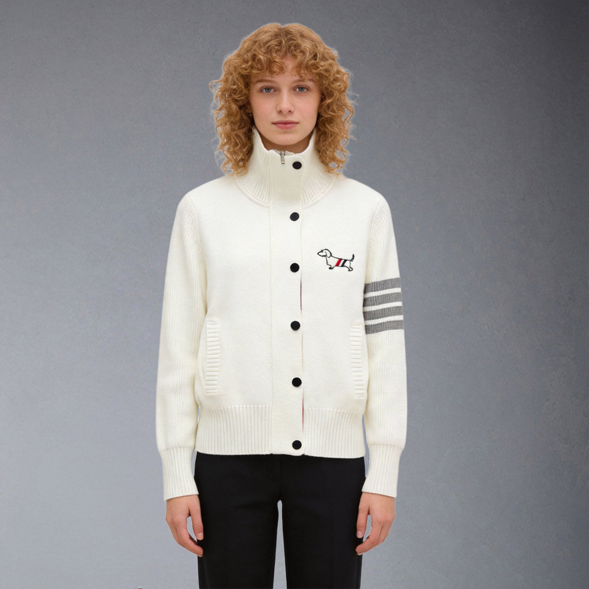 Áo Len Thom Browne 2026ss Dáng Ôm