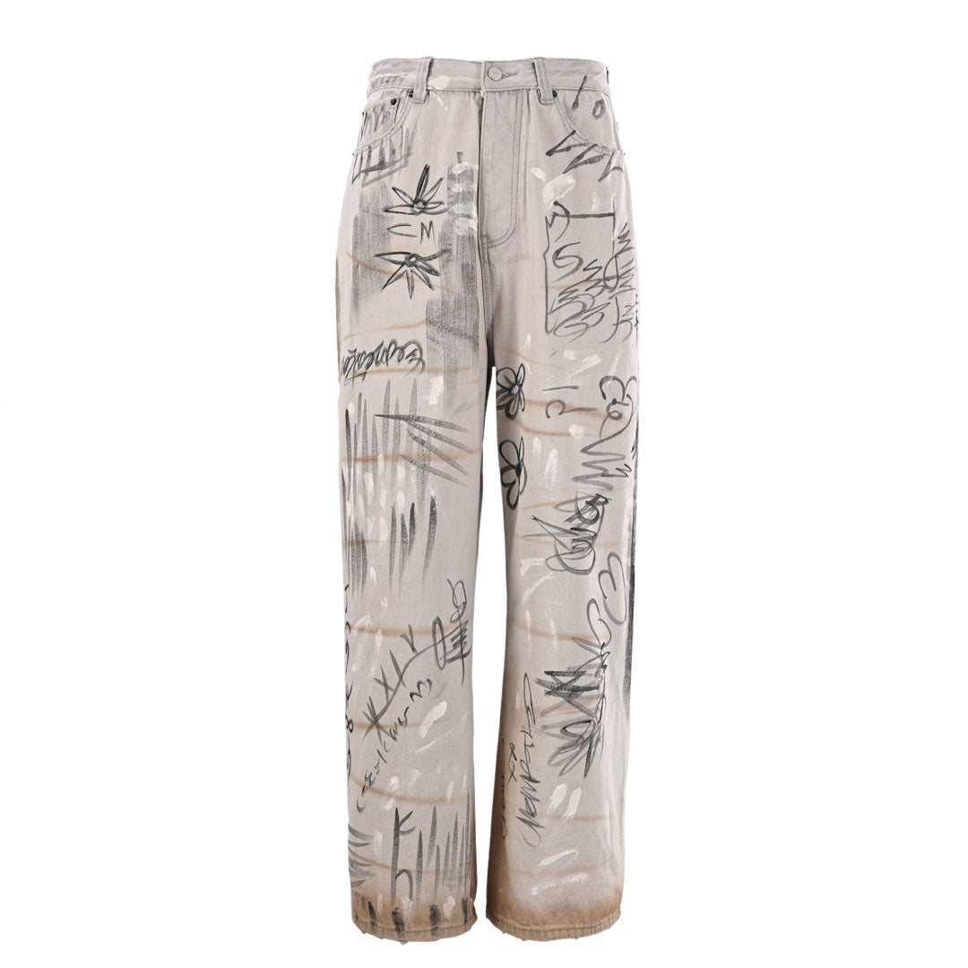 2026SS Graffiti Man Jeans