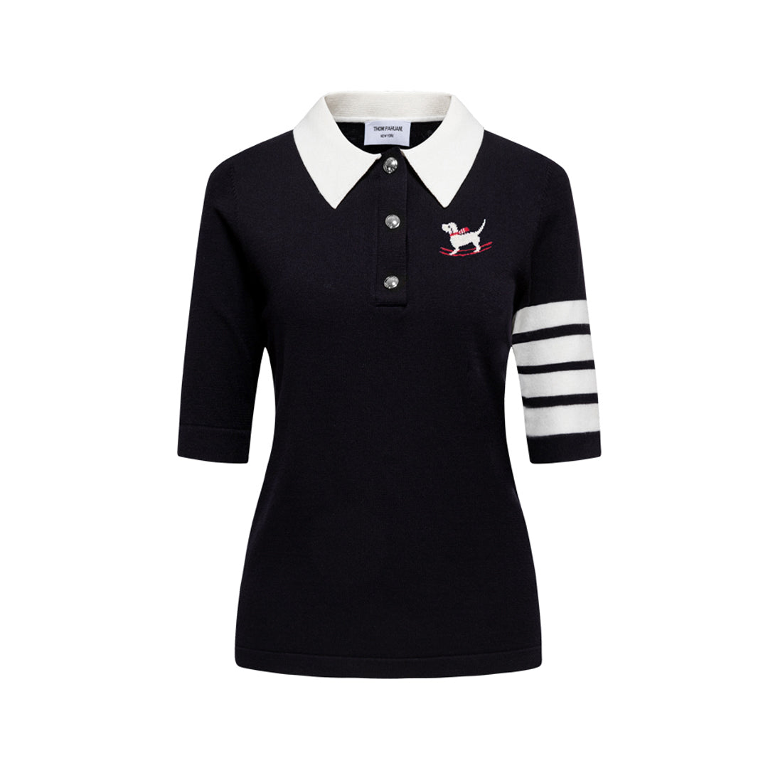 Áo Polo Thom Browne in hình cún con dành cho nữ