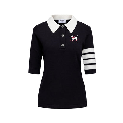 Áo Polo Thom Browne in hình cún con dành cho nữ