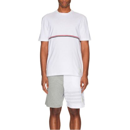 トム ブラウン メンズ コットン Tシャツ