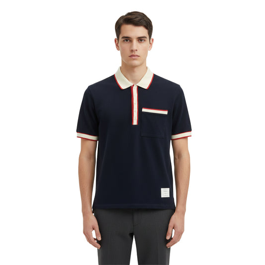 Thom Browne 2026ss Loose polo T-shirt