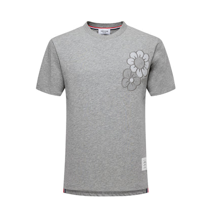 MR.TOM 花柄刺繍Tシャツ