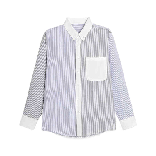 Thom Browne  Blue striped shirt