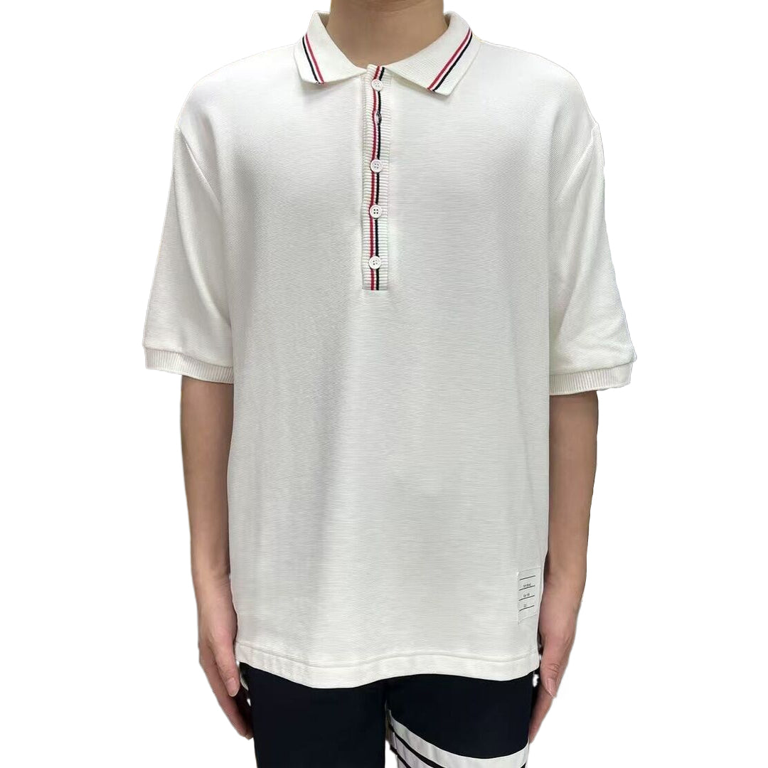 トム ブラウン 2025ss ルーズ ポロ Tシャツ