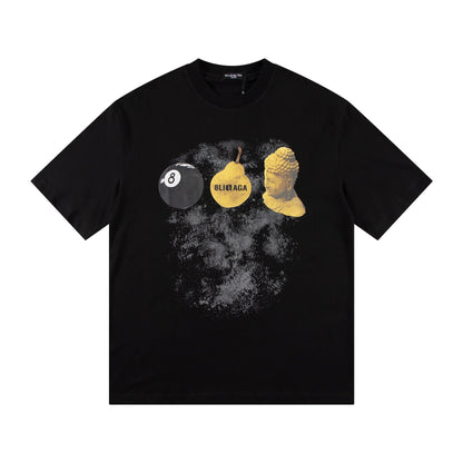 2025 SS Classic Vintage Cotton T-Shirt | Black & White