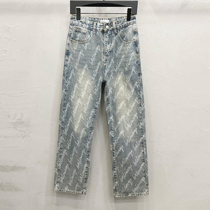 2025SS Man Lettering LOGO Jeans
