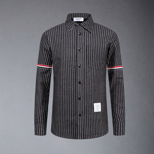 Thom Browne  4-Bar Thick Shirt