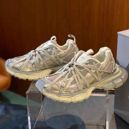 Balenciaga Limited Edition Couple's Leather Sneakers – Tread Sole | EU 36–45