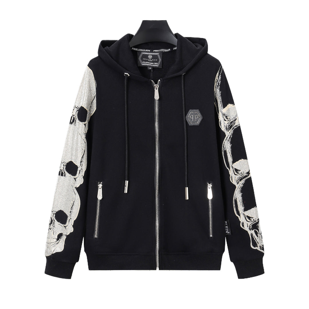 SOLO-2025SS Sports Black Hoodie