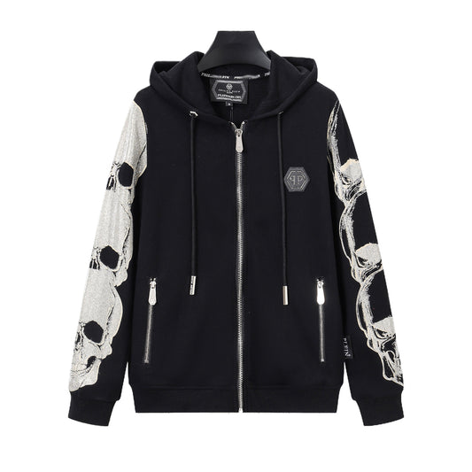 SOLO-2025SS Sports Black Hoodie