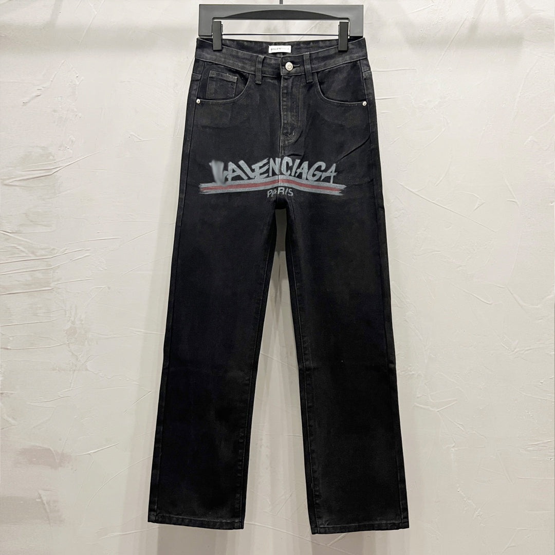 2025SSNew Man Black Jeans
