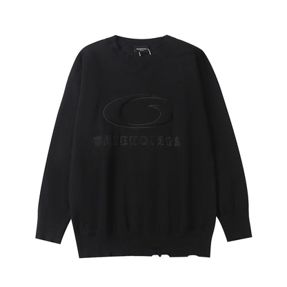 2025ss BB logo Black Sweater