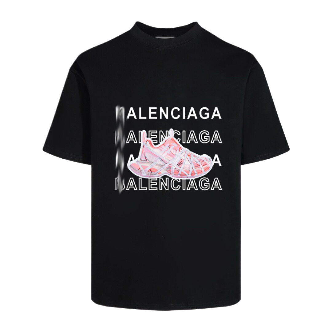 Oversized Loose Fit T-Shirt | 100% Cotton | Black White Blue