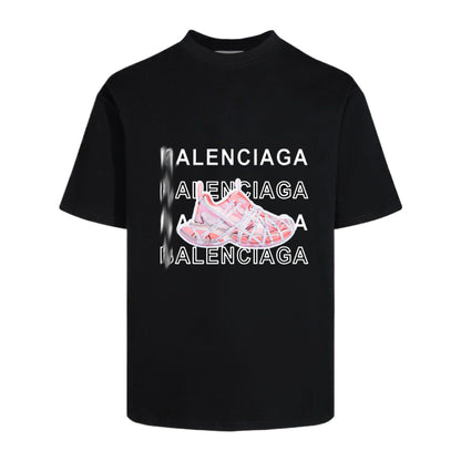 Oversized Loose Fit T-Shirt | 100% Cotton | Black White Blue