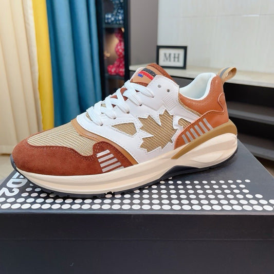 DSQ2 Men's shoes Leather sneakers
