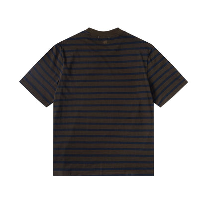 2026 AMI PARIS Unisex Striped T-Shirts