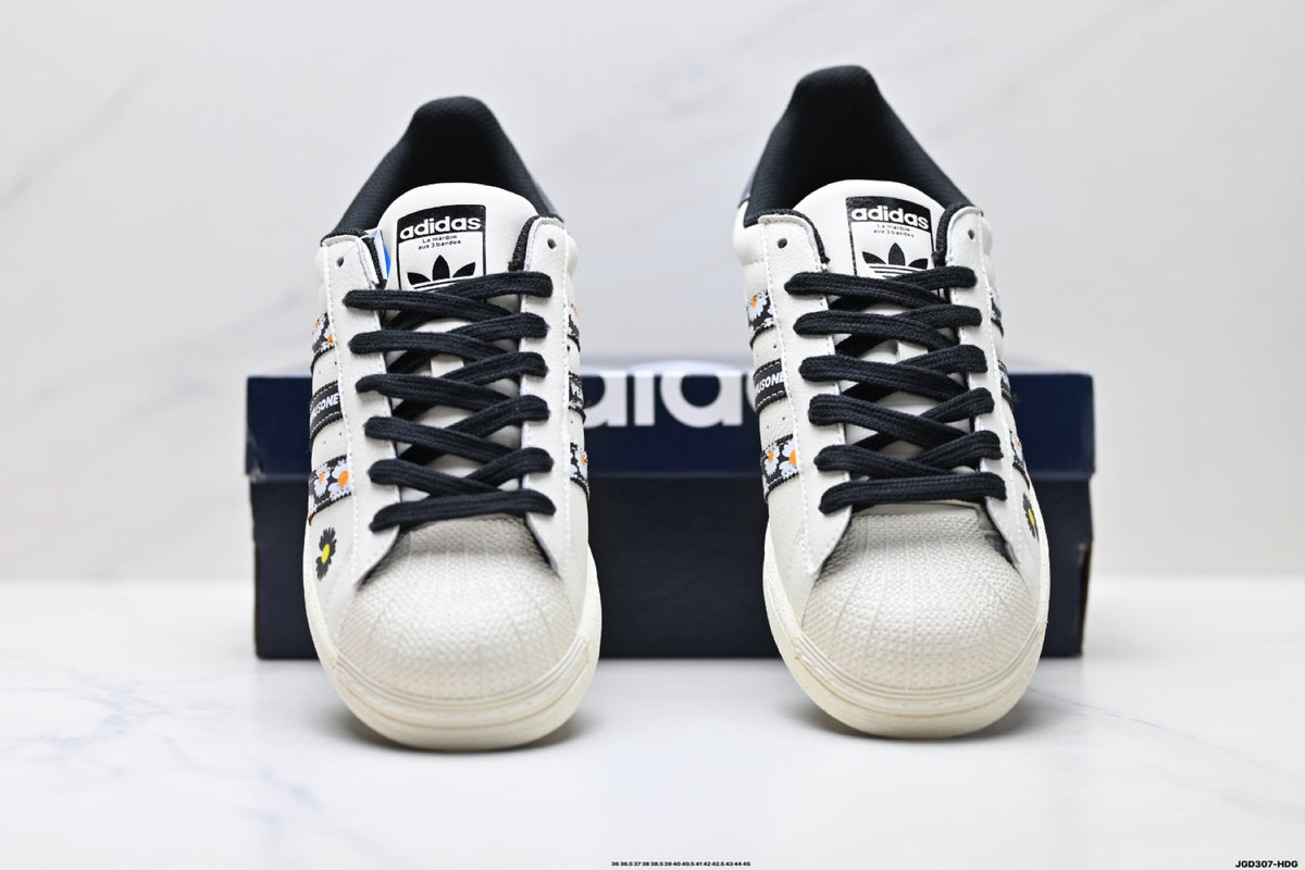 Adidas Shell Toe DIY Custom Low-Top Sneakers
