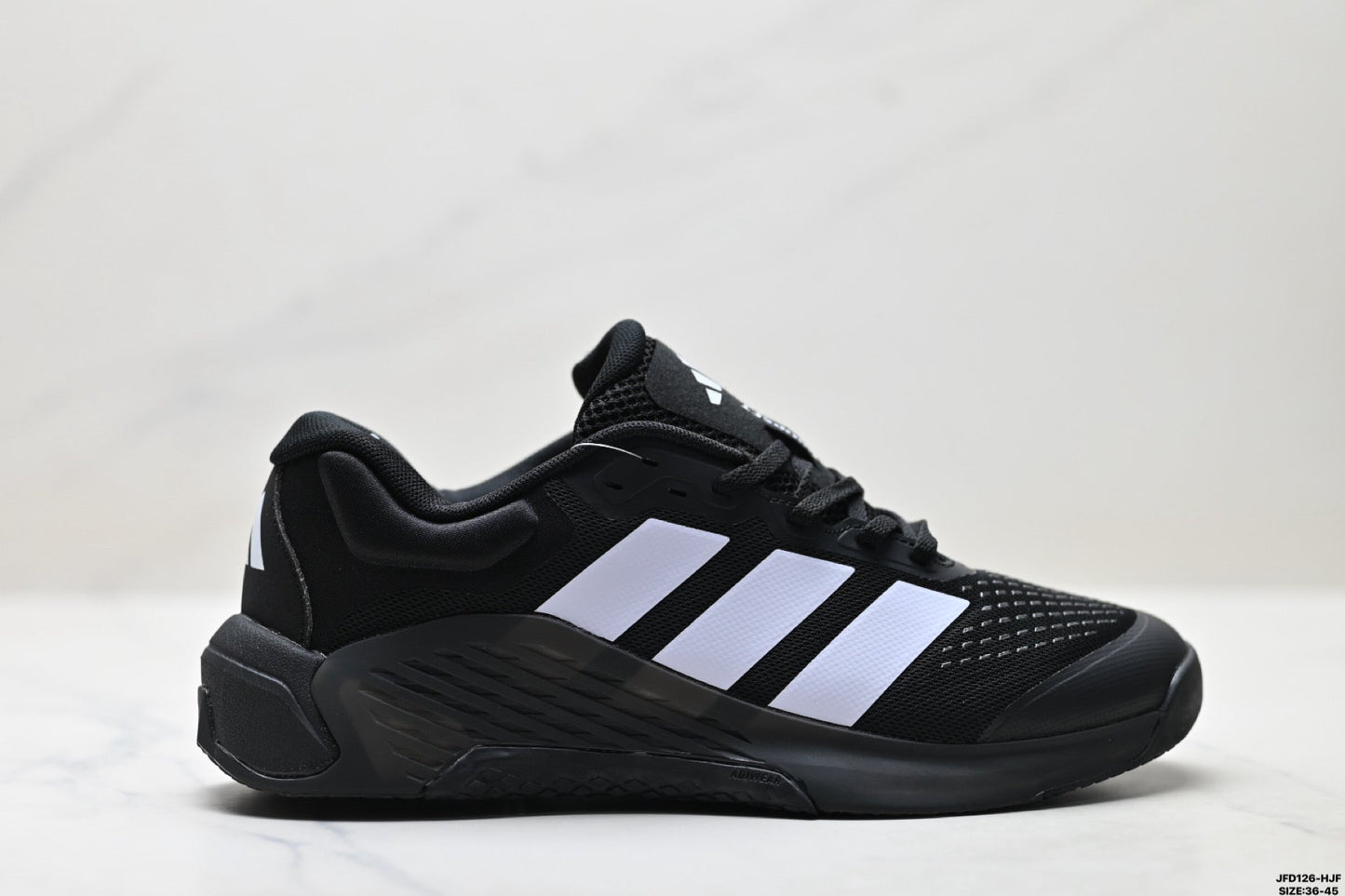 Adidas Lightweight Black Training Sneakers