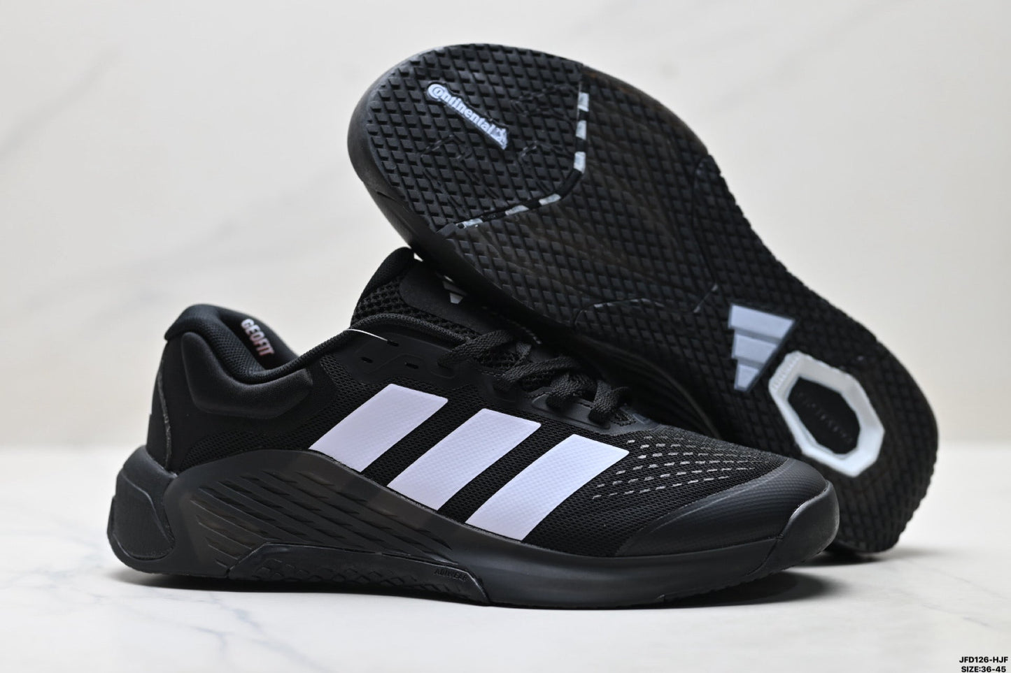 Adidas Lightweight Black Training Sneakers