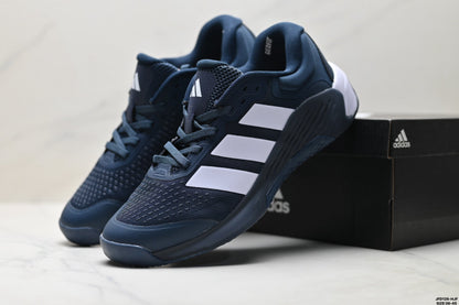 Adidas Navy Tennis Shoes for Men – Breathable Court Sneakers