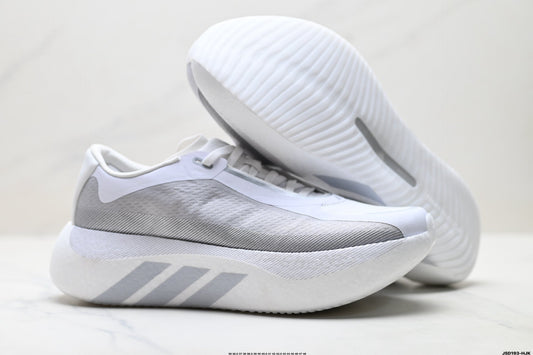 Adidas Performance Silver White Running Shoes