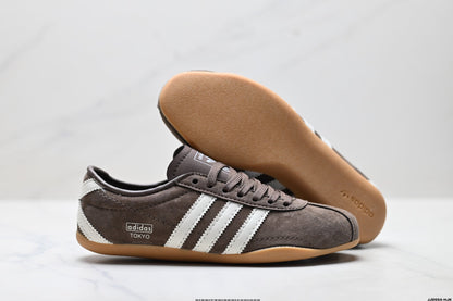Adidas Tokyo Brown Suede Sneakers – Classic Retro Lifestyle Shoes