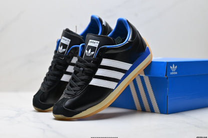 Adidas Porsche Design Black Blue Motorsport Leather Sneakers