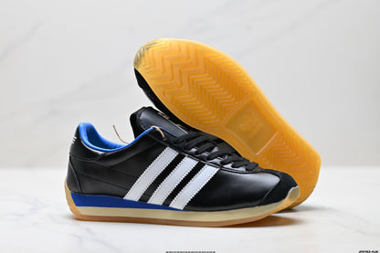 Adidas Porsche Design Black Blue Motorsport Leather Sneakers