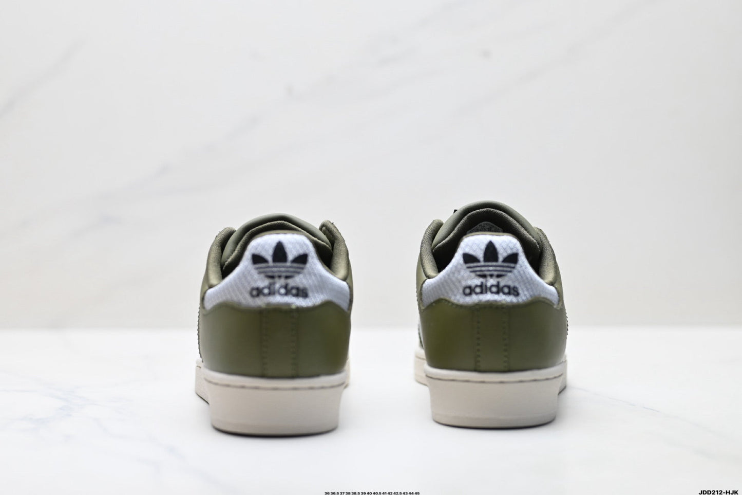 Adidas Superstar Olive Green Leather Sneakers – Classic Lifestyle Shoes