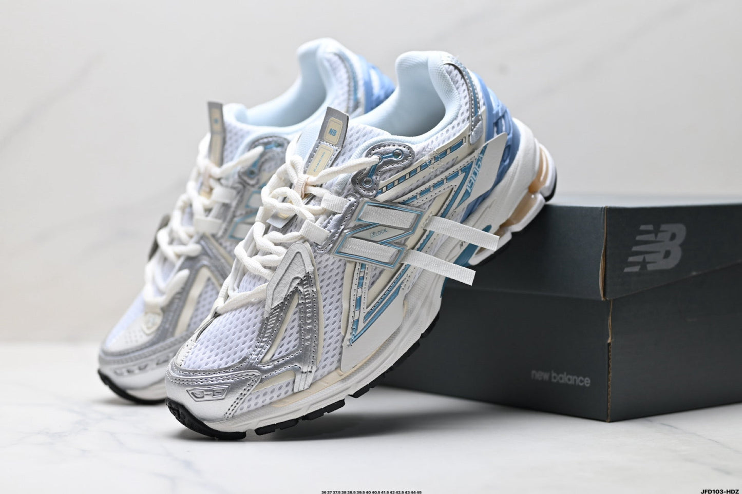 New Balance 1906R Running Shoes - White/Silver Blue
