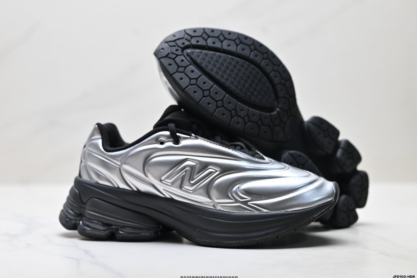 New Balance 9060 Sneakers - Silver Black Metallic