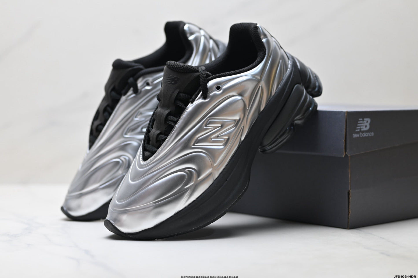 New Balance 9060 Sneakers - Silver Black Metallic