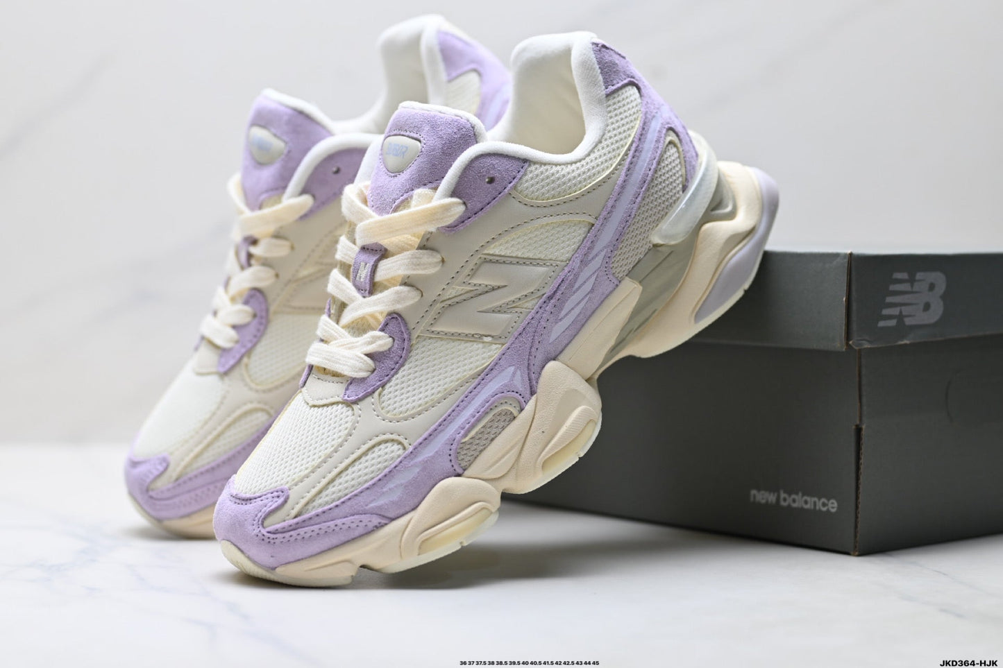 New Balance 9060 Sneakers - Cream Lavender