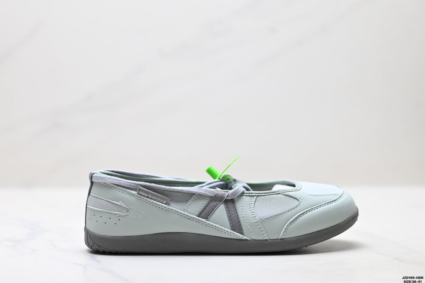 New Balance Flat Breeze Mary Jane Shoes - Light Grey