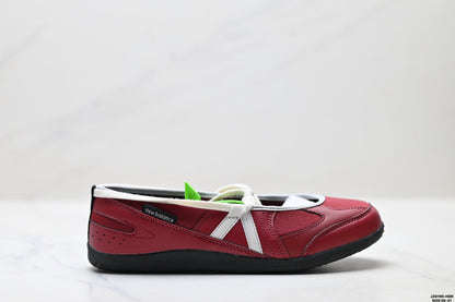 New Balance Flat Breeze Mary Jane Shoes - Burgundy
