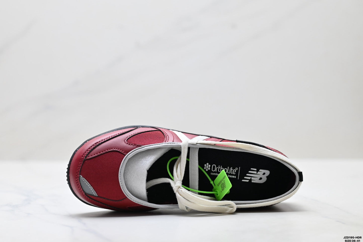 New Balance Flat Breeze Mary Jane Shoes - Burgundy