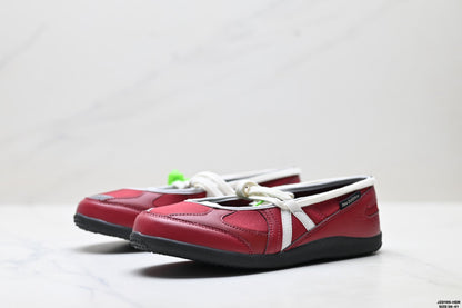 New Balance Flat Breeze Mary Jane Shoes - Burgundy