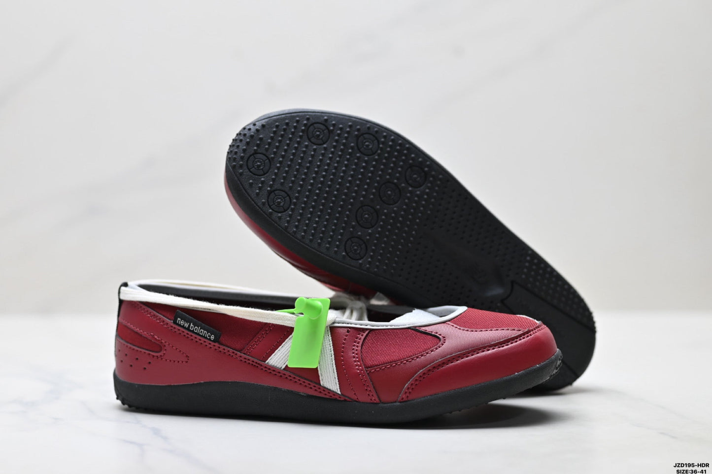New Balance Flat Breeze Mary Jane Shoes - Burgundy