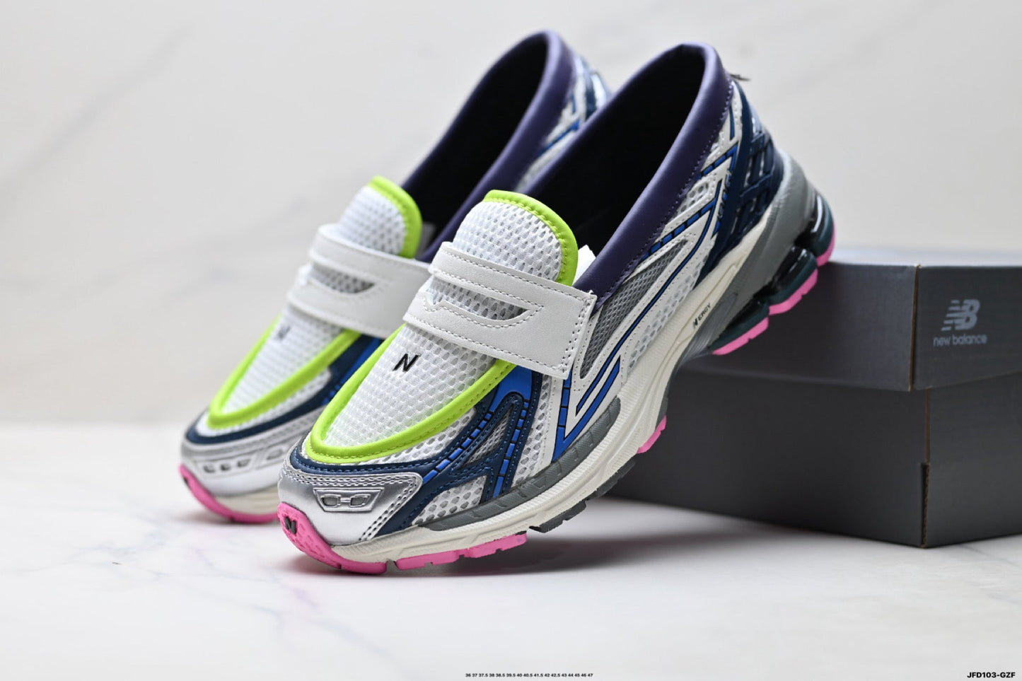 New Balance 1906L Loafers - White Blue