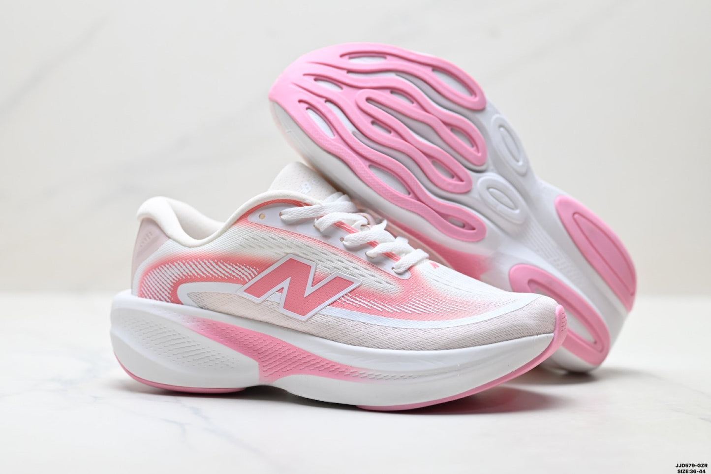 New Balance Lightweight Running Shoes - White Pink