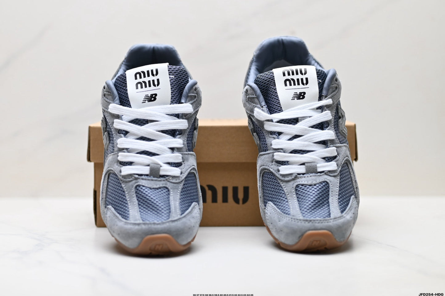 Miu Miu x New Balance 530 SL Retro Sneakers – Grey Gum