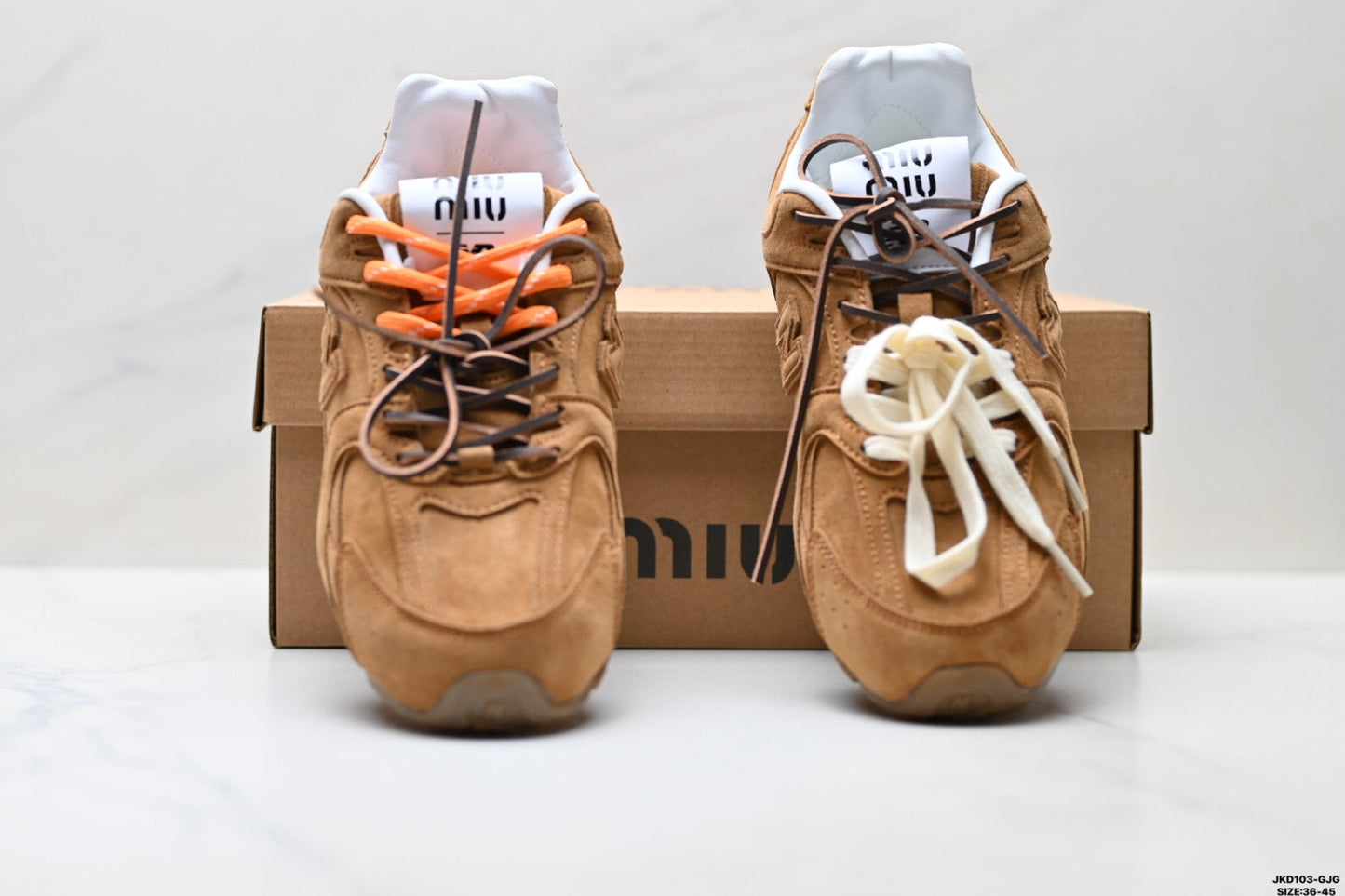 Miu Miu x New Balance 530 SL Retro Sneakers – Caramel Brown