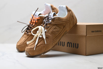Miu Miu x New Balance 530 SL Retro Sneakers – Caramel Brown
