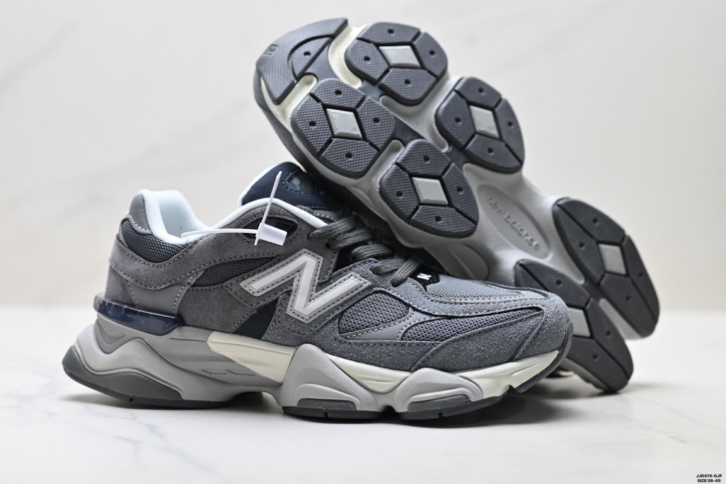 New Balance 9060 Retro Lifestyle Sneakers – Grey