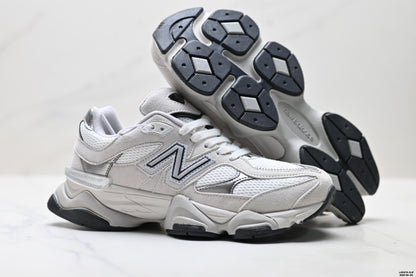 New Balance 9060 Retro Lifestyle Sneakers – White Silver