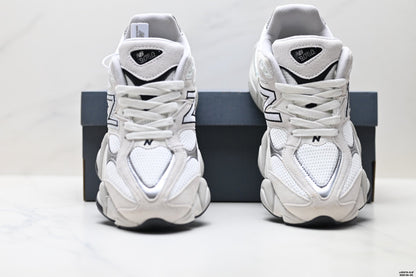 New Balance 9060 Retro Lifestyle Sneakers – White Silver